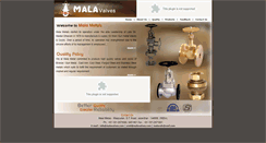 Desktop Screenshot of malavalves.com