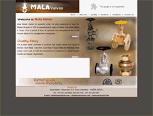 Tablet Screenshot of malavalves.com